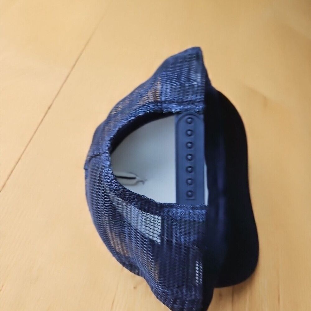 Don't Trip Trucker Hat Cap By Dozo Navy & Neon Green Snap Back - Picture 2 of 5